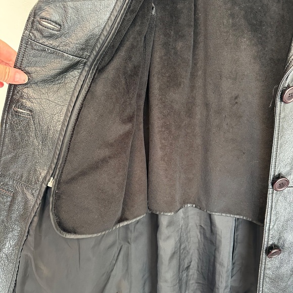 Vintage Reed Sportswear Black Leather Jacket - Picture 3 of 8